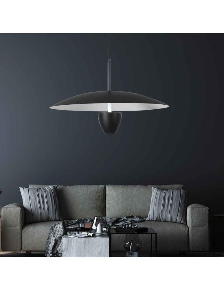 Light Prestige Lampa wisząca Ufo L czarna LED CCT LP-0408/1P L BK