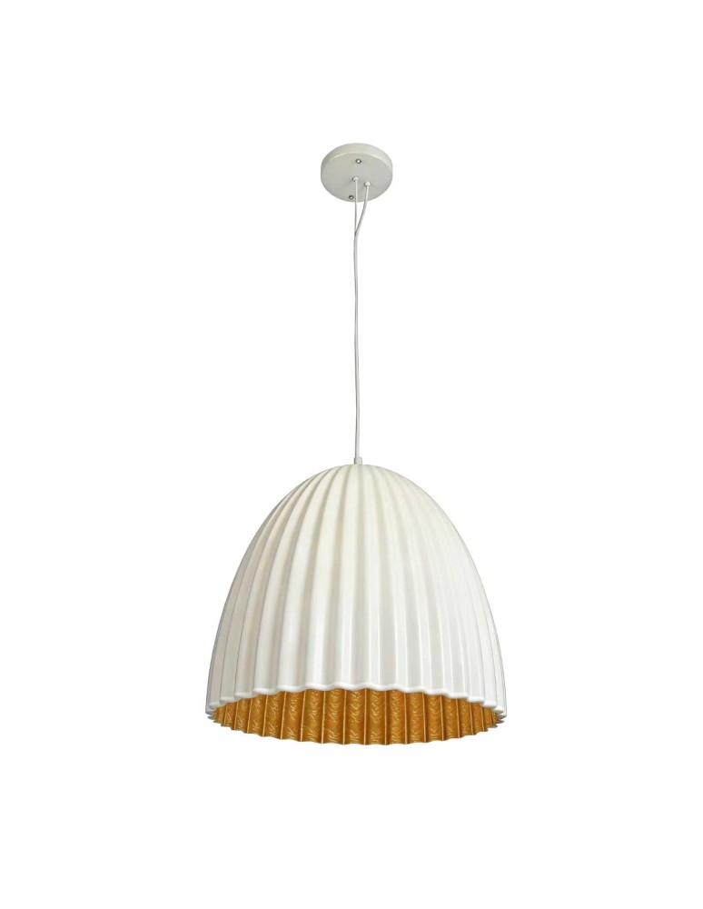 Light Prestige Lampa wisząca Elva 50 cm biały LP-0809/1P WH
