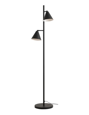 Aldex Lampa Stojąca FORM 2 BLACK 2 x max 15W LED (1108A1_2)