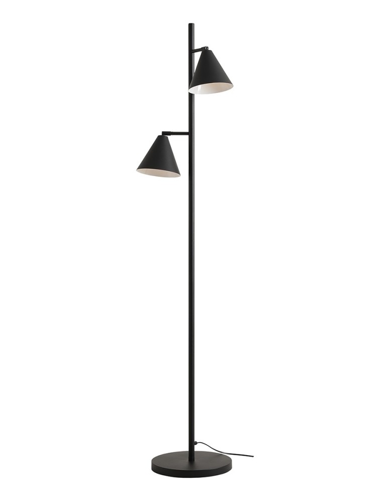 Aldex Lampa Stojąca FORM 2 BLACK 2 x max 15W LED (1108A1_2)