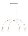 Aldex Lampa Wisząca UNA 4 BEIGE S 4 x max 10W LED (1116L17_S)