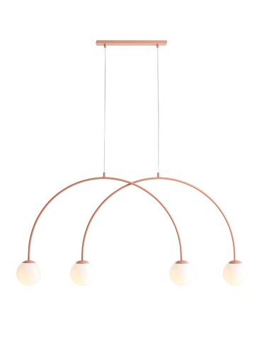 Aldex Lampa Wisząca UNA 4 CORAL S 4 x max 10W LED (1116L11_S)
