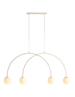 Aldex Lampa Wisząca UNA 4 CREAM S 4 x max 10W LED (1116L9_S)