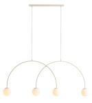 Aldex Lampa Wisząca UNA 4 CREAM L 4 x max 10W LED (1116L9_L)