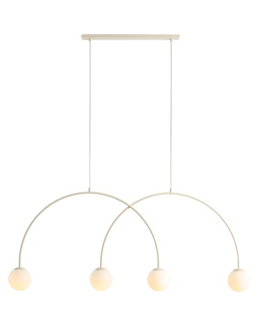 Aldex Lampa Wisząca UNA 4 CREAM L 4 x max 10W LED (1116L9_L)