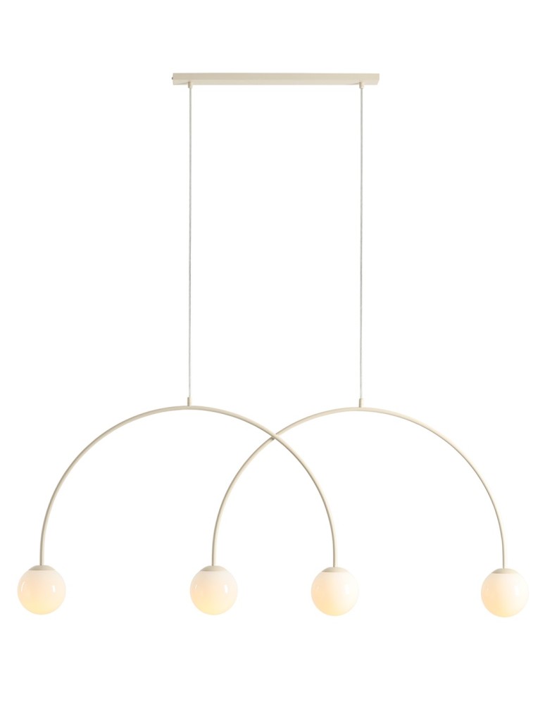 Aldex Lampa Wisząca UNA 4 CREAM L 4 x max 10W LED (1116L9_L)