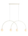 Aldex Lampa Wisząca UNA 4 CREAM L 4 x max 10W LED (1116L9_L)