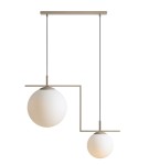 Aldex Lampa Wisząca ZAC 2 BEIGE MATTE 2 x max 15W LED (1038H17_2)