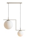 Aldex Lampa Wisząca ZAC 2 BEIGE MATTE 2 x max 15W LED (1038H17_2)