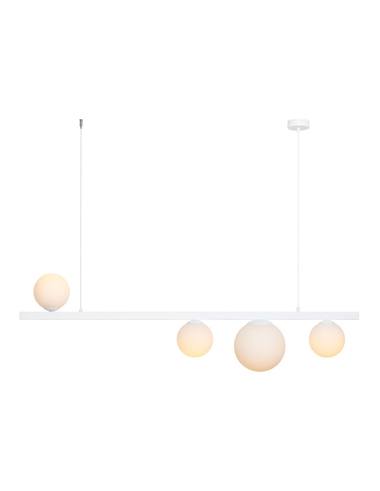 Aldex Lampa Wisząca GARDA 4 WHITE 3 x max 10W LED / 1 x max 15W LED (1099L)