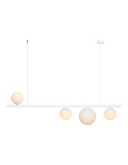 Aldex Lampa Wisząca GARDA 4 WHITE 3 x max 10W LED / 1 x max 15W LED (1099L)