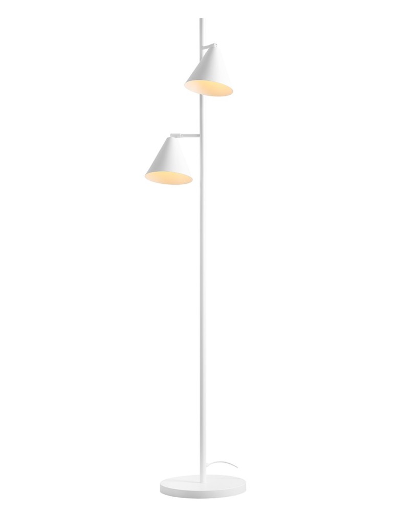 Aldex Lampa Stojąca FORM 2 WHITE 2 x max 15W LED (1108A_2)