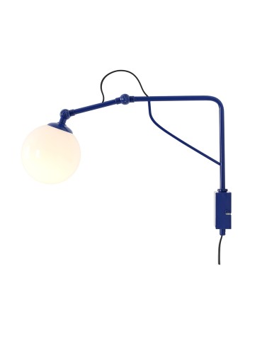 Aldex Kinkiet SOHO GLASS MAŁY COBALT 1 x max 10W LED (1105C25_M)