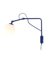 Aldex Kinkiet SOHO GLASS MAŁY COBALT 1 x max 10W LED (1105C25_M)