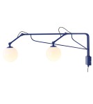Aldex Kinkiet SOHO GLASS 2 COBALT 2 x max 10W LED (1105D25)