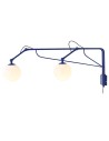 Aldex Kinkiet SOHO GLASS 2 COBALT 2 x max 10W LED (1105D25)