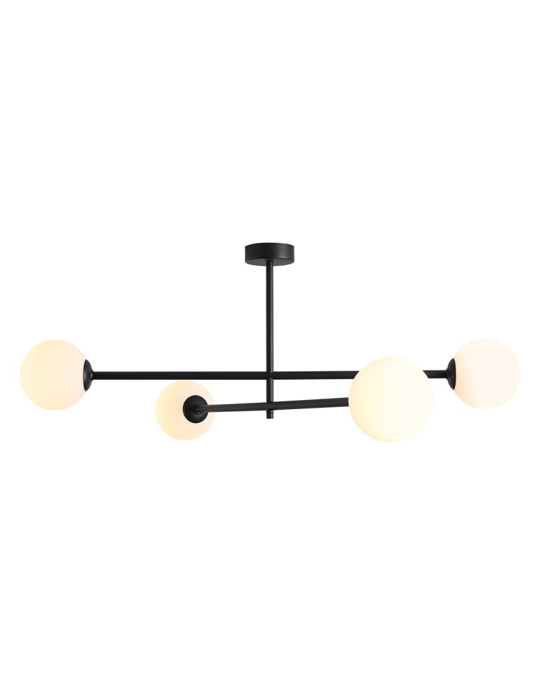 Aldex PLAFON PINNE 4 BLACK 4 x max 10W LED (1080PL_L1)