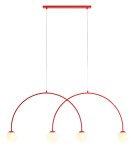 Aldex Lampa Wisząca UNA 4 RED CHILLI L 4 x max 10W LED (1116L19_L)