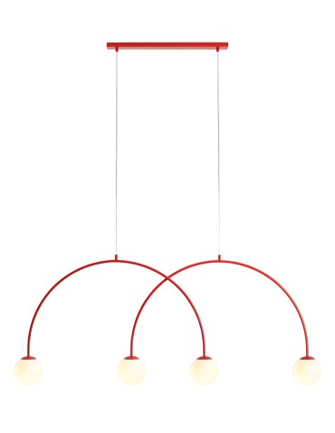 Aldex Lampa Wisząca UNA 4 RED CHILLI L 4 x max 10W LED (1116L19_L)