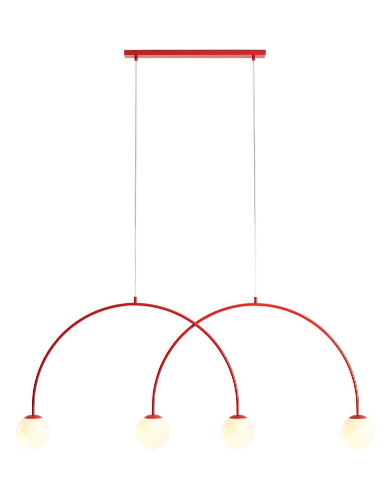 Aldex Lampa Wisząca UNA 4 RED CHILLI L 4 x max 10W LED (1116L19_L)