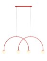 Aldex Lampa Wisząca UNA 4 RED CHILLI L 4 x max 10W LED (1116L19_L)