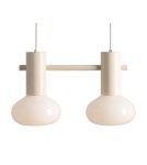 Aldex Lampa Wisząca FLO 2 CREAM S(żarówki w zestawie) 2 x max 10W LED (7000H9_S)