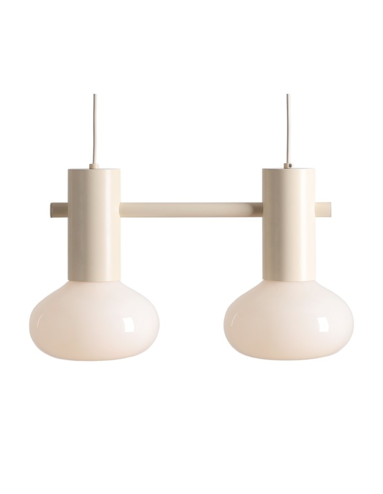 Aldex Lampa Wisząca FLO 2 CREAM S(żarówki w zestawie) 2 x max 10W LED (7000H9_S)