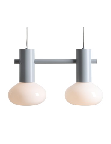 Aldex Lampa Wisząca FLO 2 GREY S(żarówki w zestawie) 2 x max 10W LED (7000H22_S)