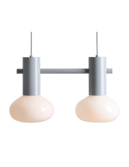 Aldex Lampa Wisząca FLO 2 GREY S(żarówki w zestawie) 2 x max 10W LED (7000H22_S)