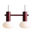 Aldex Lampa Wisząca FLO 2 RUBY S(żarówki w zestawie) 2 x max 10W LED (7000H27_S)