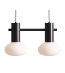 Aldex Lampa Wisząca FLO 2 MOKKA S(żarówki w zestawie) 2 x max 10W LED (7000H28_S)