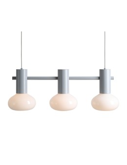 Aldex Lampa Wisząca FLO 3 GREY S(żarówki w zestawie) 3 x max 10W LED (7000E22_S)