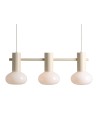 Aldex Lampa Wisząca FLO 3 CREAM S(żarówki w zestawie) 3 x max 10W LED (7000E9_S)