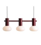 Aldex Lampa Wisząca FLO 3 RUBY S(żarówki w zestawie) 3 x max 10W LED (7000E27_S)