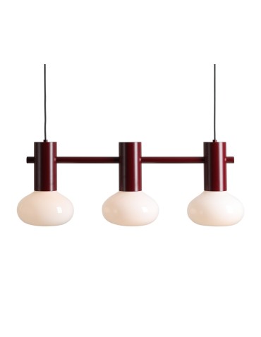 Aldex Lampa Wisząca FLO 3 RUBY S(żarówki w zestawie) 3 x max 10W LED (7000E27_S)