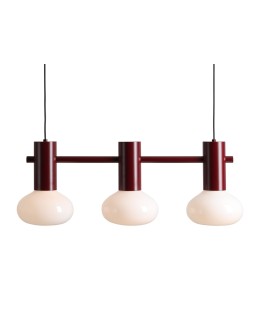 Aldex Lampa Wisząca FLO 3 RUBY S(żarówki w zestawie) 3 x max 10W LED (7000E27_S)
