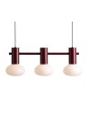 Aldex Lampa Wisząca FLO 3 RUBY S(żarówki w zestawie) 3 x max 10W LED (7000E27_S)