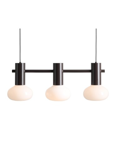 Aldex Lampa Wisząca FLO 3 MOKKA S(żarówki w zestawie) 3 x max 10W LED (7000E28_S)