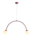 Aldex Lampa Wisząca UNA 2 RED WINE 2 x max 10W LED (1116H15)