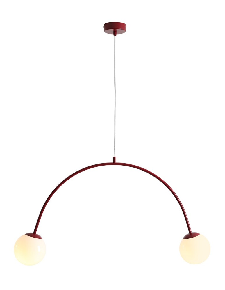 Aldex Lampa Wisząca UNA 2 RED WINE 2 x max 10W LED (1116H15)