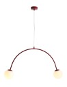 Aldex Lampa Wisząca UNA 2 RED WINE 2 x max 10W LED (1116H15)