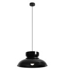 Aldex Lampa Wisząca ALDO DARK BLACK GLOSS (47+ 23+ wood) 1 x max 15W LED (1152G3_3_C)