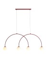 Aldex Lampa Wisząca UNA 4 RED WINE L 4 x max 10W LED (1116L15_L)