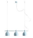Aldex Lampa Wisząca BERYL 3 BABY BLUE 3 x max 15W LED (976E_29)