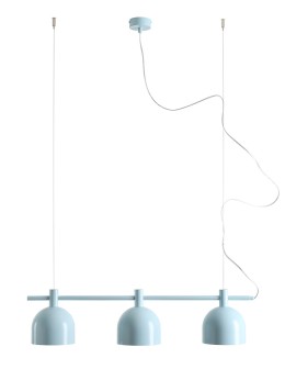 Aldex Lampa Wisząca BERYL 3 BABY BLUE 3 x max 15W LED (976E_29)