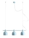 Aldex Lampa Wisząca BERYL 3 BABY BLUE 3 x max 15W LED (976E_29)