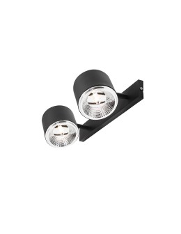 Aldex Kinkiet BOT 2 BLACK 2 x max 10W LED (1047D)