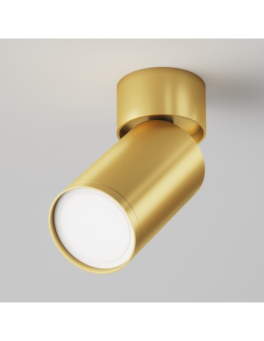 Maytoni FOCUS S Lampa Sufitowa 1xGU10 10W Złoty Mat C050CL-U-1MG