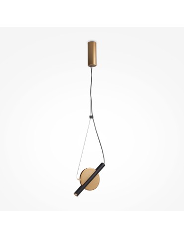 Maytoni Enigma Wisząca Regulowana LED 5W 350lm 3000K Mosiądz MOD150PL-L5BS3K