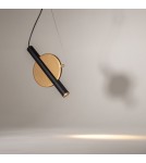 Lampy wiszące pojedyncze - Maytoni Enigma Wisząca Regulowana LED 5W 350lm 3000K Mosiądz MOD150PL-L5BS3K - produkt 3